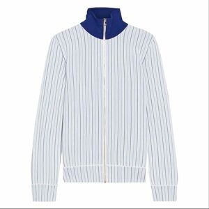 Stella Mc Cartney Pinstriped Stretch knit track jacket